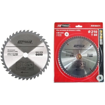 Awtools ripzāģis kokam 115mm, 24 zobi