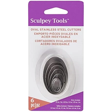 Polyform Metal Premo Sculpey graduētu griezēju kom