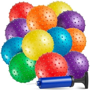 Knobby Balls – sensorās bumbiņas lielā iepakojumā