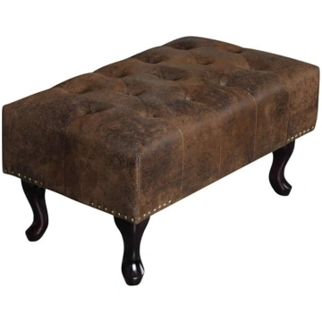 invicta INTERIOR Design Chesterfield Footstool in 