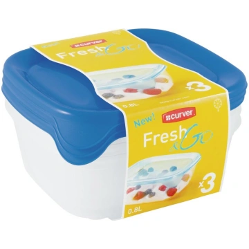 Curver glabāšanas konteineris Fresh & Go, 3 gab