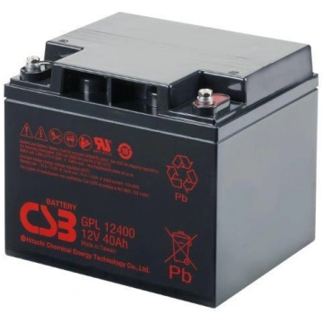 Akumulators 12V 40Ah Pb CSB | CSB-GPL12400 | CSB-G