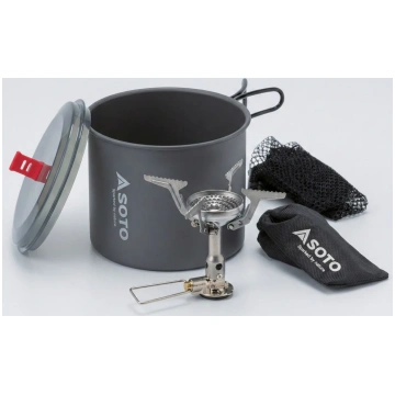 Tūrisma gāzes komplekts Soto New River Pot + Amicu