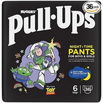 Huggies Pull-ups „Sneaker Night“ nakts autiņbiksīt