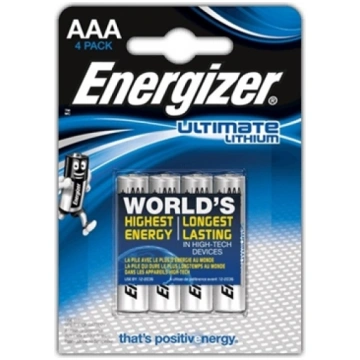12x4 ENERGIZER Ultimate Lithium Micro AAA LR 03 1,