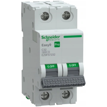 Schneider nadprądowy C 32A 2P Easy9 Pro (EZ9F57232