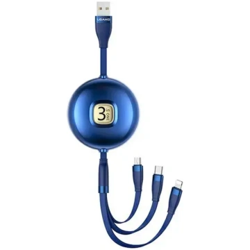 USAMS SJ508USB02 3-in-1 data transfer and charging