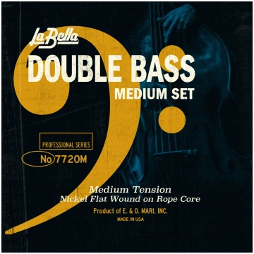 7720 Rope Core Upright Bass Strings LaBella