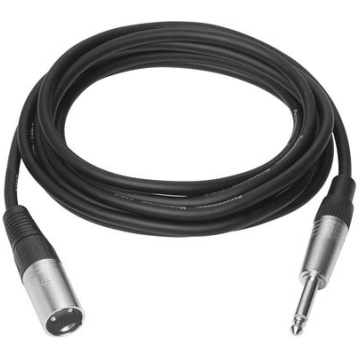 Vivolink XLR M to Mono Jack 6.35mm Cable 1m . PROA