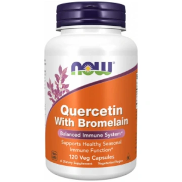 Quercetin with Bromelain Now Foods 120 vcaps