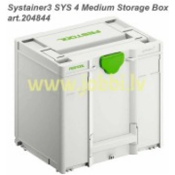 Festool 204844 Systainer3 SYS 4 Medium Storage Box