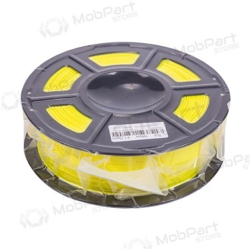 3D drukas plastmasa PLA, 1.75mm, 1kg, dzeltena