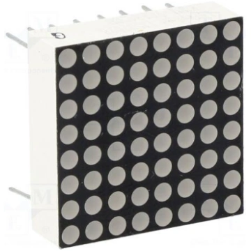 Display: LED | matrix | 8x8 | yellow-green | 2÷4mc