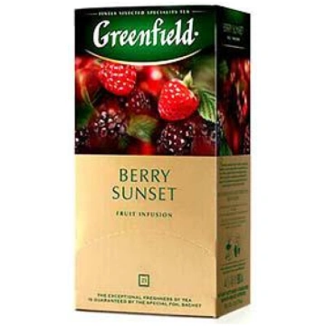 GREENFIELD Berry Sunset zāļu tēja 25x2g. GF01539 4
