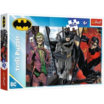 Trefl Puzzle Batman gotowy do akcji 160 elementow 