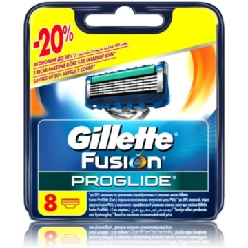 Gillette Fusion Proglide skuvekļa galviņas - 8 vnt
