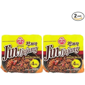 Ottogi Jin Jjajang rameni ar melno pupiņu mērci + 