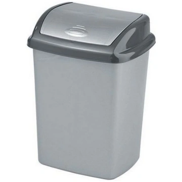 Curver Atkritumu spainis Dominik 10L sudraba 08053