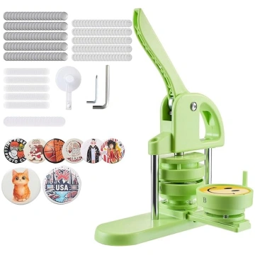 VEVOR Pogu mašīna Button Maker Machine Badge Punch