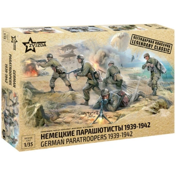 1:35 Zvezda 3628 - Vācu desantnieki 1939.-1942. ga