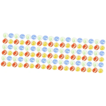 Vaguelly Pack of 300 Glass Marbles Round Marbles f