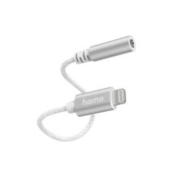 Hama 00187210 Lightning Adapter to 3.5mm Audio Soc