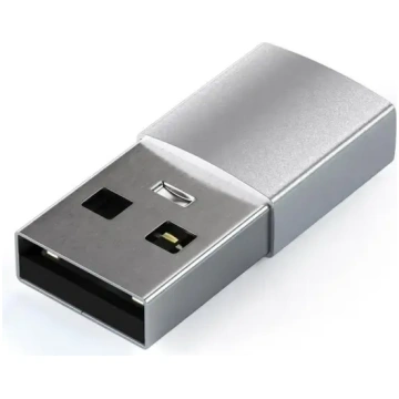 Satechi USB-A uz USB-C adapteris – sudraba