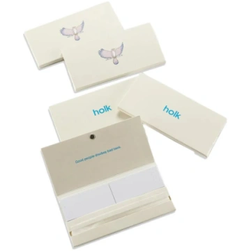 White Holk Rolling Papers & Tips Set