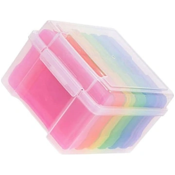 Apsveikuma kartiņu organizētājs Plastmasas uzglabā