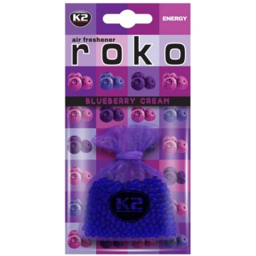 Gaisa atsvaidzinātājs K2 Roko Blueberry Cream 20g