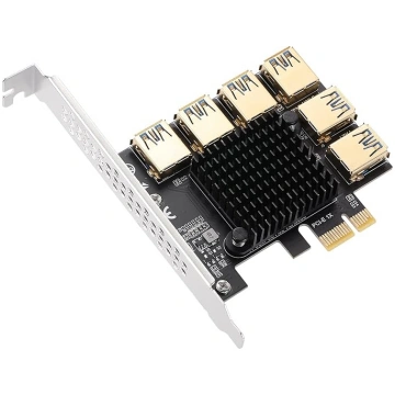 PCI-E 1 līdz 6 USB slots Riser Card USB 3.0 PCI-E 