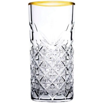 Pasabahce Timeless Gold glāžu komplekts, 450 ml, 4