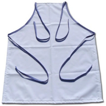 Photo kitchen apron Premium with black stripped tr