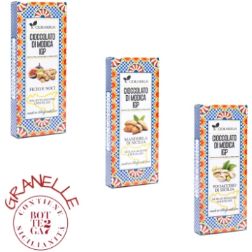 3 80g bars and gift box Ciokarrua