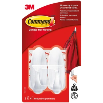 *Pašlīmējošs pakaramais 3M Command, M-izmērs 3M109