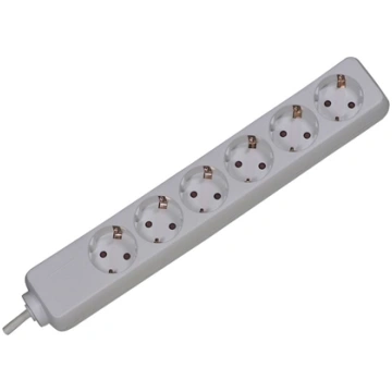 Bachmann SELLY socket strip 6x earthing contact, w