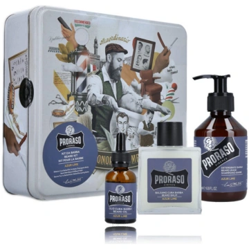 Proraso Single Blade Azur Lime Beard bārdas kopšan