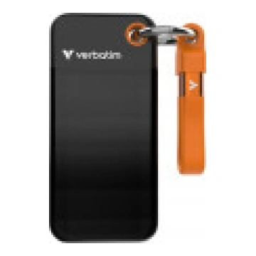 Ārējais SSD verbatim kabata 2TB melns-oranžs (3219
