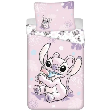 Kokvilnas gultasveļa 140x200 Lilo & Stitch Saldēju