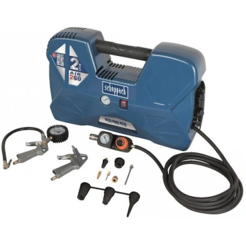 Scheppach Bezeļļas kompresors Aircase, 2L tvertne 