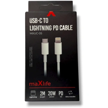 maXlife USB-C To Lightning PD Cable MXUC-05 (20w /