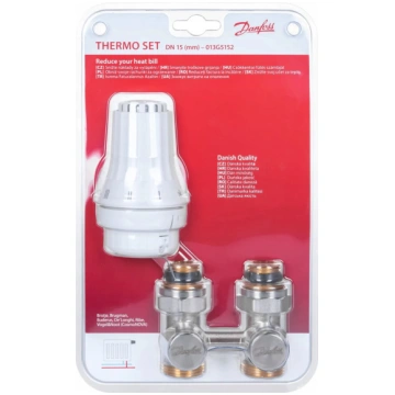 Danfoss divdaļīgs komplekts RAE/RLV-KS 1/2 taisns 