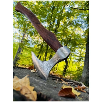 Viking Axe Handmade Medību kempinga āra cirvis Zie
