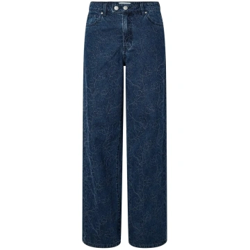 YAS - Yasalia Mw Embroidery Wide Jeans S. 02 - izm