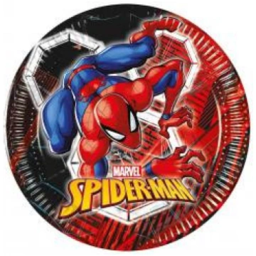 Šķīvji pap. 20cm (8) Spiderman World OF Web