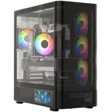 MODECOM PC case Volcano AQ400 ARGB MIDI BLACK | MC