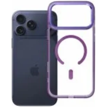 Riff Clear Hybrid Mag Cover iPhone 17 Pro Max Purp