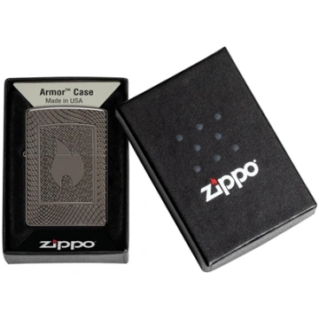Zippo Lighter 48569 Armor™ Flame Pattern Design 19