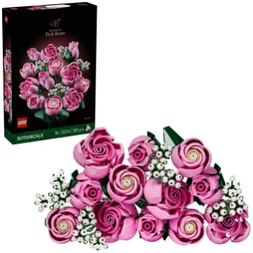 LEGO 10374 Botanicals Pink Rose Bouquet Constructi