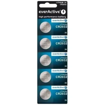 EverActive CR2032 litija 3V baterija (5 gab.)